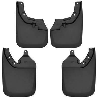 Husky Liners - Husky Liner Custom Front/Rear Mud Guards Black for Toyota Tacoma 56946