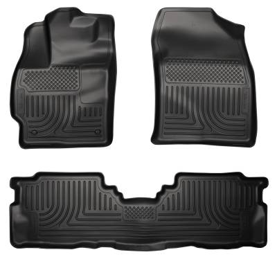 Husky Liners - Husky Liners Weatherbeater Front/Rear Floor Liners Black for Toyota Prius 98911