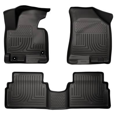 Husky Liners - Husky Liner 98881 Weatherbeater Front/Rear Floor Liners Black for Tucson