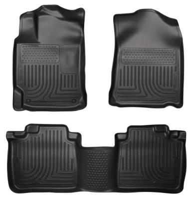 Husky Liners - Husky Liners 98541 Weatherbeater Front/Rear Floor Liners Black for Toyota Venza