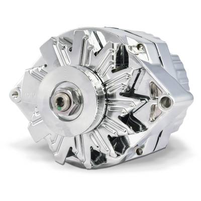 Proform - Proform 66445.14N Alternator 140 AMP GM 1 Wire Style Machined Pulley Chrome