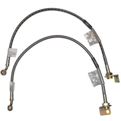 Rancho - Rancho RS6249 Front Brake Hydraulic Hose for 93-06 Jeep Grand C Wrangler ZJ TJ