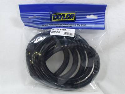 Taylor Cable - Taylor Ignition 38580 Convoluted Tubing 0.5" ID 7' Black
