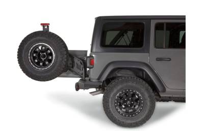 Warn - Warn 102255 Elite Rear Spare Tire Carrier for 18-25 Jeep Wrangler JL