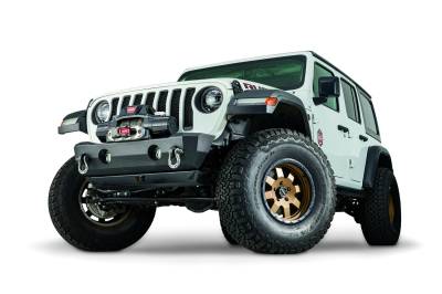Warn - Warn 102510 Stubby Crawler Bumper for Gladiator/Wrangler JK Wrangler JL
