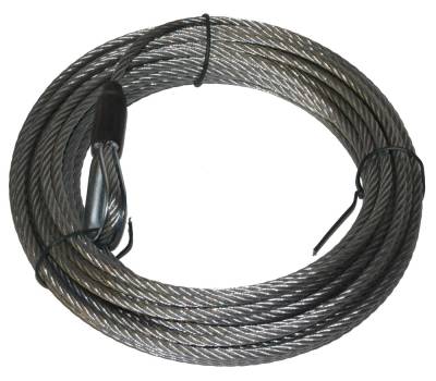 Warn - Warn 79835 Wire Rope 3/16" x 35' Heavy Duty Cable for Lifting Pulling