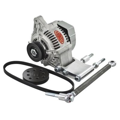 Powermaster Performance - Powermaster 8-802 Pro Series High Mount Racing Alternator Kit