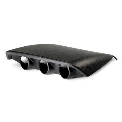 AutoMeter - AutoMeter 10050 Triple Dash Pod Mount Black 2-1/16" for 05-09 Ford Mustang S197