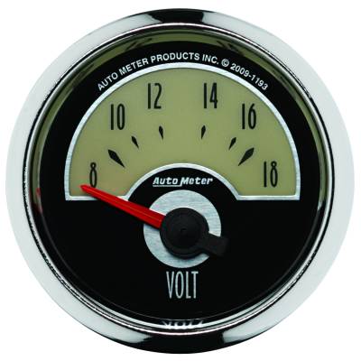 AutoMeter - AutoMeter 1193 Cruiser Volt Meter Gauge 2-1/16" Short Sweep 8-18V