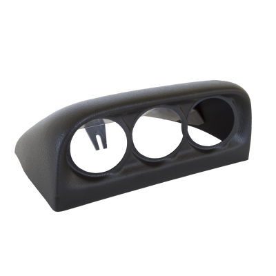 AutoMeter - AutoMeter 15002 Triple Dash Top Mount Black 2-1/16" for 98-02 Dodge Ram