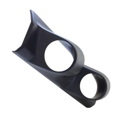 AutoMeter - AutoMeter 15210 Dual A-Pillar Pod Mount Black 2-1/16" for 88-01 Jeep Cherokee XJ