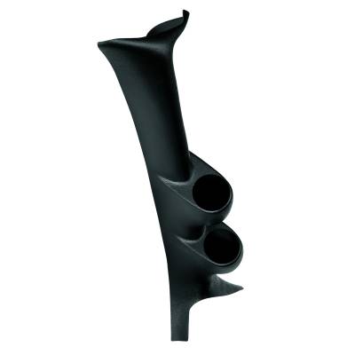 AutoMeter - AutoMeter 17306 Full Dual A-Pillar Gauge Black 2-1/16" for 99-07 Ford SuperDuty