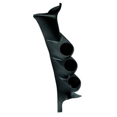 AutoMeter - AutoMeter 17307 Full Triple A-Pillar Gauge Blk 2-1/16" for 99-07 Ford SuperDuty