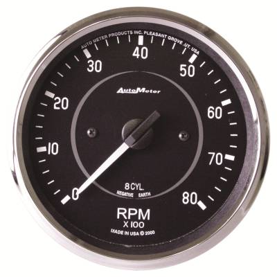 AutoMeter - AutoMeter 201004 Cobra In-Dash Tachometer Gauge 8000RPM 4"