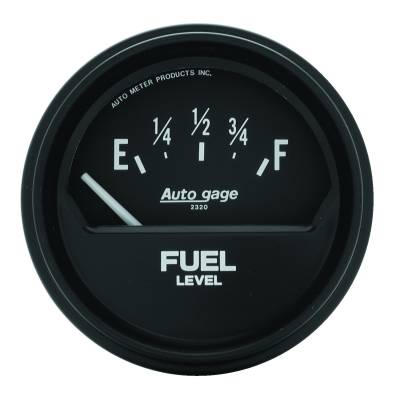 AutoMeter - AutoMeter 2315 Autogage Fuel Level Gauge 73-10Ohm 2-5/8" Short Sweep