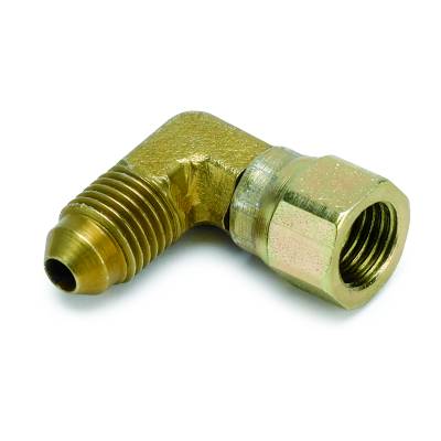 AutoMeter - AutoMeter 3274 Fitting Adapter 90-DEG F -4AN Female To -4AN Male Steel