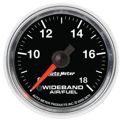 AutoMeter - AutoMeter 3870 GS Analog Wideband Air/Fuel Ratio Gauge 8:1-18:1 AFR 2-1/16"