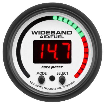 AutoMeter - AutoMeter 5778 Phantom Wideband Pro Air/Fuel Ratio Gauge 6:1-20:1 AFR 2-1/16"