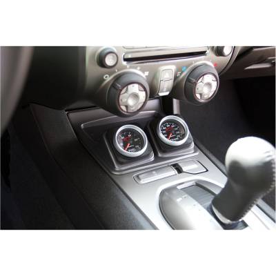 AutoMeter - AutoMeter 5286 Dual Direct Fit Shifter Console Gauge 2-1/16" for 10-15 Camaro