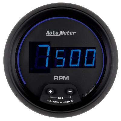 AutoMeter - AutoMeter 6997 Cobalt Digital In-Dash Tachometer Gauge 10000RPM 3-3/8"