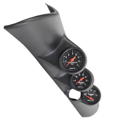 AutoMeter - AutoMeter 7092 Z-Series Pillar Kit 100-250F/1600F 35PSI for 98-02 Dodge Ram