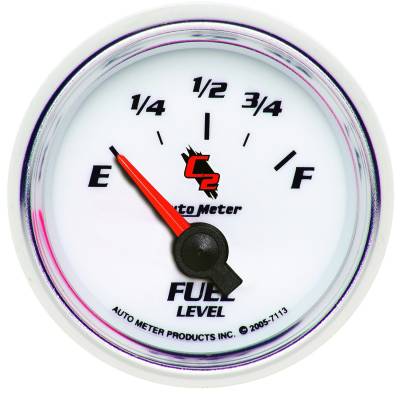 AutoMeter - AutoMeter 7113 C2 Air Core Fuel Level Gauge 0-90Ohm 2-1/16" GM/SSE