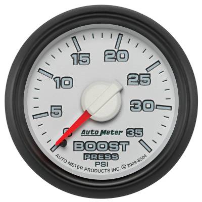 AutoMeter - AutoMeter 8504 Factory Match Mech Boost Gauge 0-35PSI 2-1/16" for Gen 3 Dodge