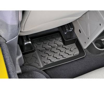 Bestop - Bestop 51503-01 Rear Seat Floor Liner Set Black for 11-18 Jeep Wrangler JK 2DR