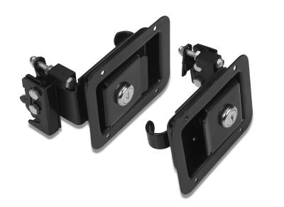 Bestop - Bestop 51252-01 Loop Style Paddle Handle Door Latches Black for 97-06 Jeep TJ