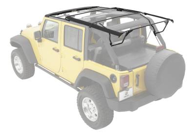 Bestop - Bestop 55001-01 Factory Style Soft Top Hardware Kit for 10-18 Jeep Wrangler JK