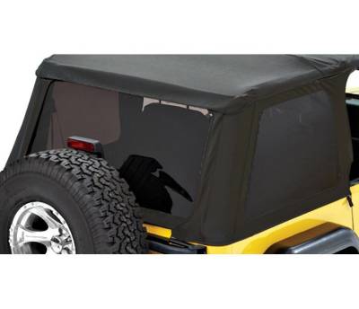 Bestop - Bestop 58220-35 Replacement Window Set Black Diamond for 97-06 Jeep Wrangler TJ