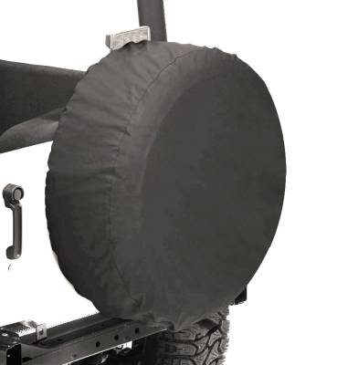 Bestop - Bestop 61030-15 Universal Spare Tire Cover for 30x10" Tire Black Denim