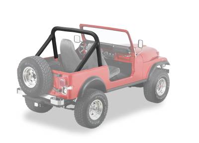 Bestop - Bestop 80007-15 Black Denim Sport Bar Pad & Cover Set for 80-86 Jeep CJ5/CJ7