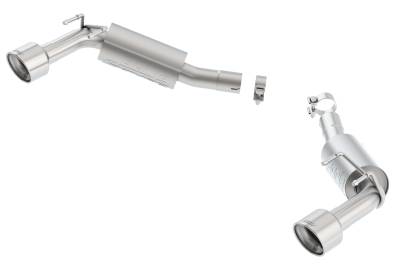Borla - Borla 11775 S-Type Axle-Back Exhaust Single Split Rear Exit 10-13 Camaro SS 6.2L
