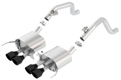 Borla - Borla11869CB ATAK Axle-Back Exhaust Quad Center Rear Exit 14-19 Corvette 6.2L