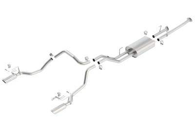 Borla - Borla Exhaust 140333 Cat-Back System for 09-13 Toyota TUNDRA