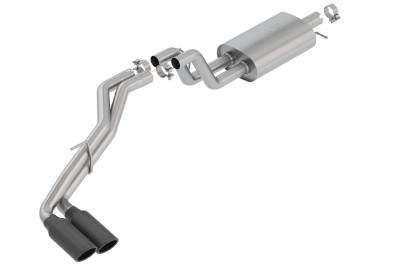 Borla - Borla 140789BC S-Type Cat-Back 2Tip Exhaust Truck Side Exit 19-23 Ranger 2.3L