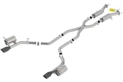Borla - Borla 140792BC ATAK Cat-Back Exhaust One Split RR Exit for 18-24 Durango SRT 6.4