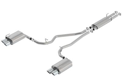 Borla - Borla 140820 S-Type Cat-Back Exhaust Truck Dual RR Exit 20-26 Aviator/Explorer