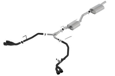 Borla - Borla 140814CB Touring Cat-Back Exhaust Side Exit for 20-26 Gladiator JT 3.6L