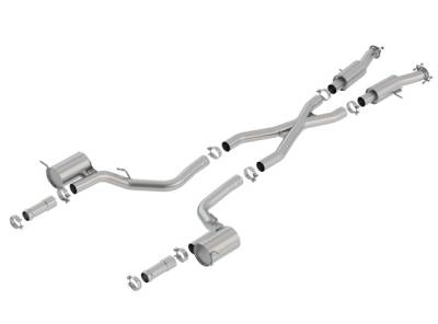 Borla - Borla 140755 S-Type Cat-Back Exhaust Dual Split Rear Exit for 18-21 Grand C