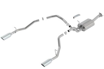 Borla - Borla 140753 ATAK Cat-Back Exhuast Split Rear Exit for 19-26 RAM 1500 5.7L V8