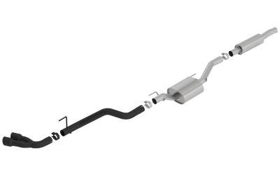 Borla - Borla 140812CB S-Type Cat-Back Exhaust Truck Side Exit for 20-26 Gladiator 3.6L