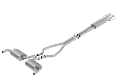 Borla - Borla Exhaust 140766 S-Type Cat-Back Exhaust System 19-24 Ford Edge ST 2.7L