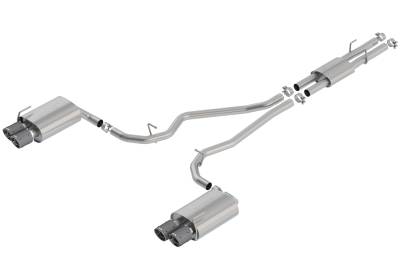 Borla - Borla 140821CF ATAK Cat-Back Exhaust Dual Split Rear Exit 20-26 Aviator/Explorer