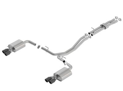 Borla - Borla Exhaust 140765BC S-Type Cat-Back System for 19 Explorer Sport 3.5L AWD
