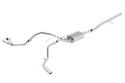 Borla - Borla Exhaust 140545 S-Type Cat-Back System for 14-16 Sierra/Silverado 1500