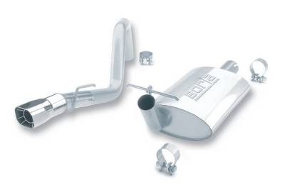 Borla - Borla 14364 Touring Cat-Back Exhaust One Right Rear Exit for 91-95 Wrangler 4.0L