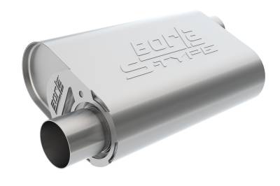 Borla - Borla 400840 S-Type CrateMuffler 3" Offset In/Offset Out 4.35 x 9.10" Oval Chevy
