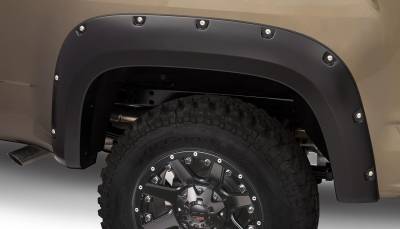 Bushwacker - Bushwacker Pocket Style Rear Fender Flares Black GMC Canyon 40142-02